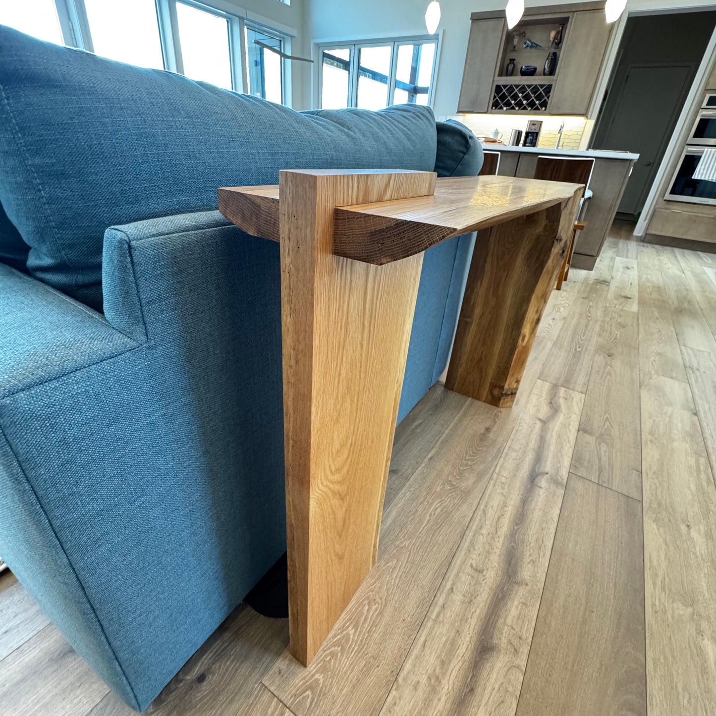 Natural-Edge Sofa Table
