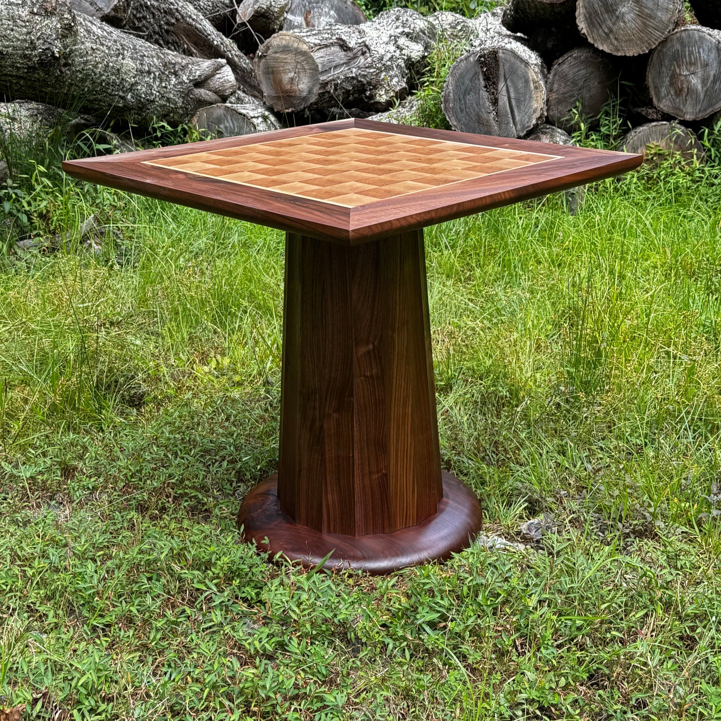 Fluted Checkerboard Table