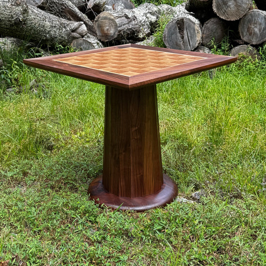 Fluted Checkerboard Table