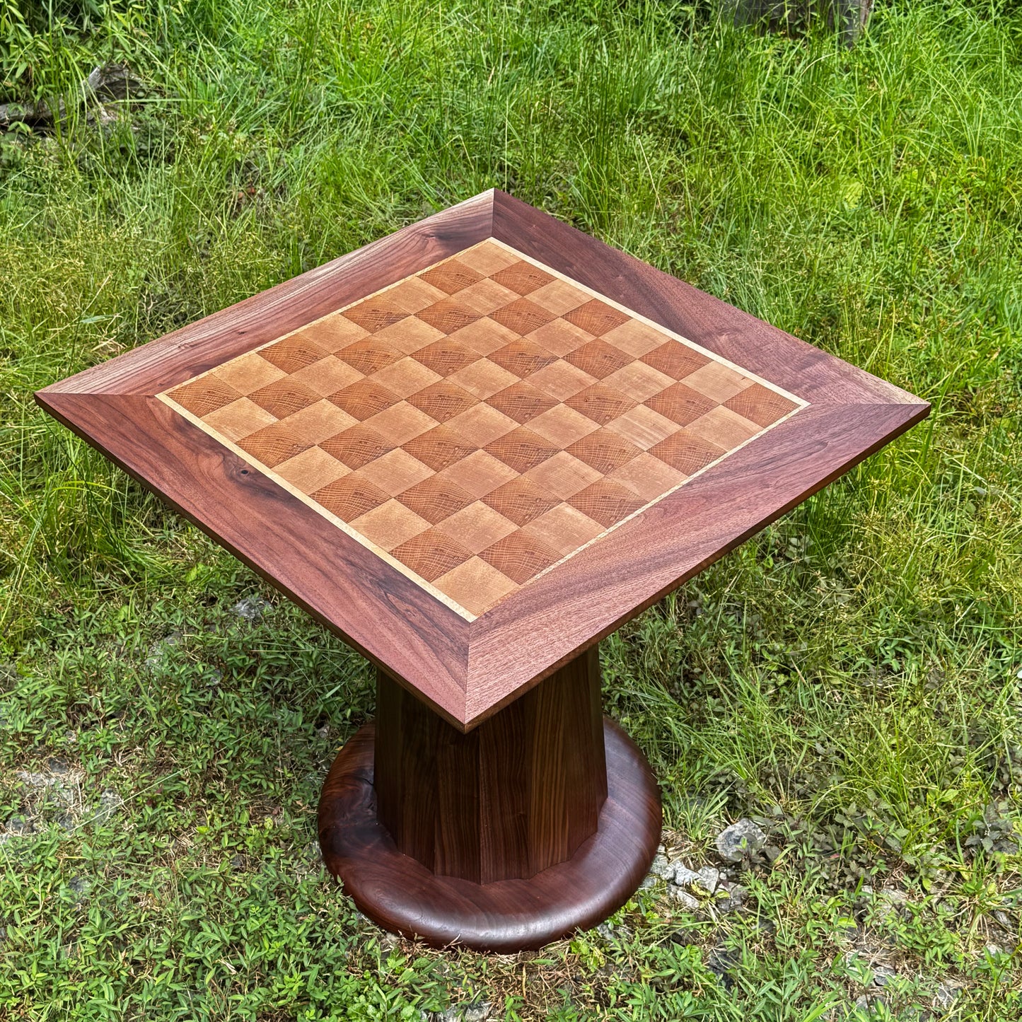 Fluted Checkerboard Table