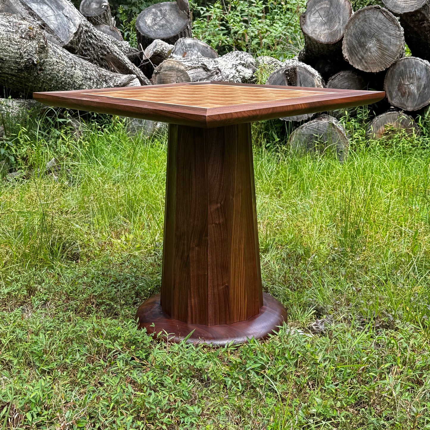 Fluted Checkerboard Table