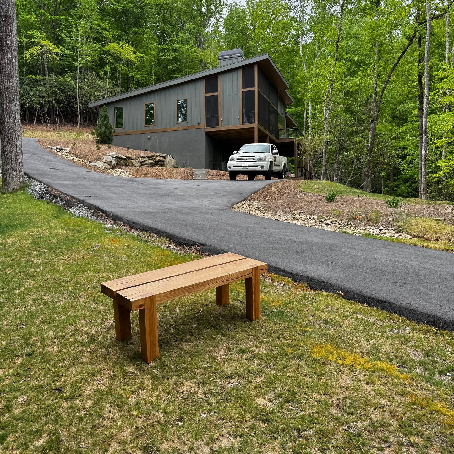 "Roubo" Inspired Outdoor Benches