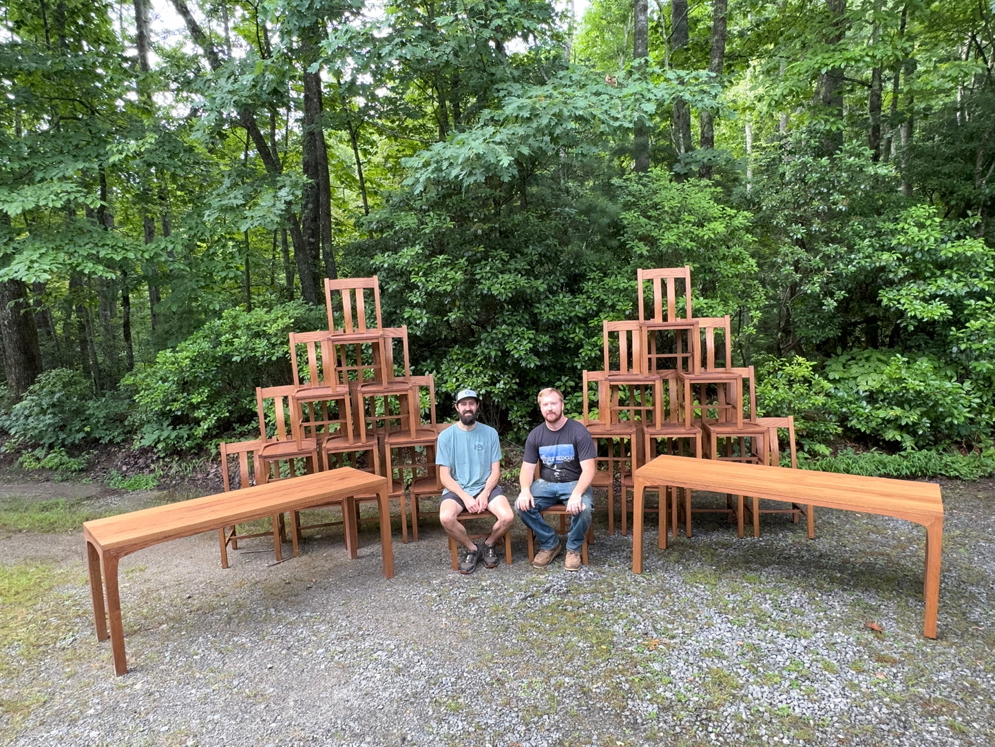 Chair and Table Set for Library Renovation